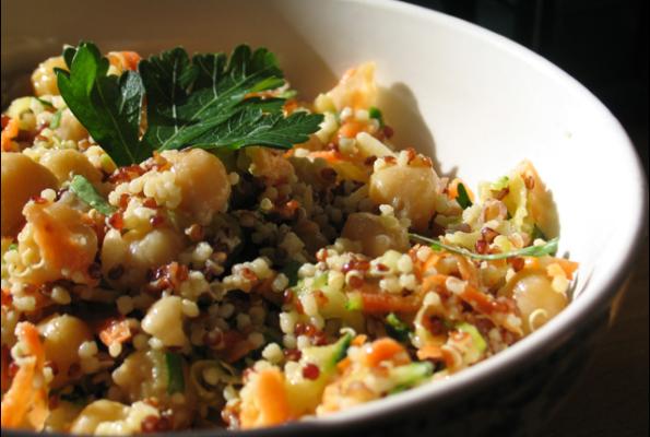 Quinoa And Couscous Salad Vegweb Com The World S Largest Collection Of Vegetarian Recipes